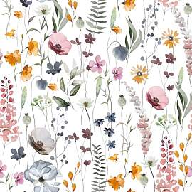 CHDITB Blumen Tapete Selbstklebende,Aquarell