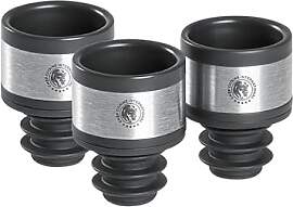 CHEF CUISINE Vakuum Weinverschluss, 3er Set, für