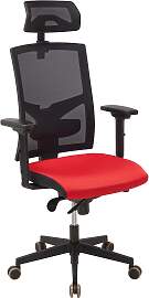 Chefsessel Boss VIP Rot/Schwarz