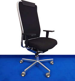 Chefsessel Bürostuhl WE1 High KP Stoff schwarz