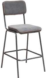 Chehoma Barhocker aus Eisen grau, hoch,