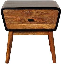 Chehoma Nachttisch aus Mangoholz braun, 1