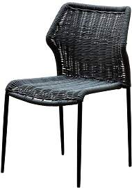 Chehoma Stuhl aus Metall grau, uni, 1 Sitz,