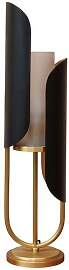 Chehoma Tischlampe aus Eisen schwarz und gold,