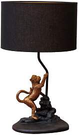 Chehoma Tischlampe aus Harz, schwarz, E27, 1