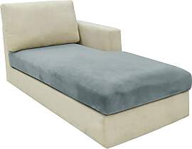 CHELZEN Samt Sofa Sitzkissenbezug, Hochelastischer 