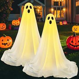 CHENBOOW Halloween Deko Geister,2 Stück Halloween 