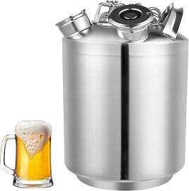 CHERIREN 10 L Bier Reinigungsfass, 3-Kopf