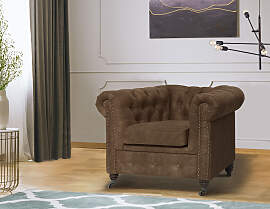 Chesterfield-Sessel HOME AFFAIRE "Aarburg