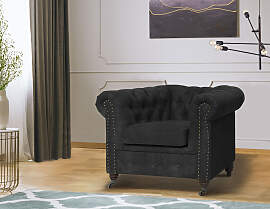 Chesterfield-Sessel HOME AFFAIRE "Aarburg