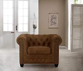 Chesterfield-Sessel HOME AFFAIRE "Rysum