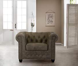 Chesterfield-Sessel HOME AFFAIRE "Rysum