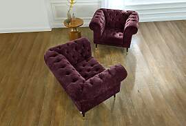 Chesterfield-Sessel HOME AFFAIRE "Tinnum