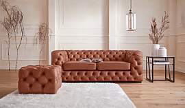 Chesterfield-Sofa HOME AFFAIRE "Kalina", 