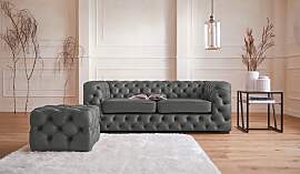 Chesterfield-Sofa HOME AFFAIRE "Kalina", 