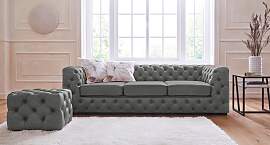 Chesterfield-Sofa HOME AFFAIRE "Kalina", 