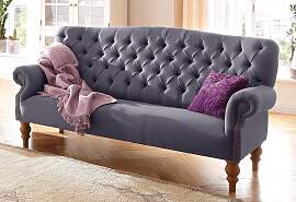 Chesterfield-Sofa HOME AFFAIRE "Lord",