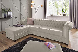 Chesterfield-Sofa HOME AFFAIRE "New Castle