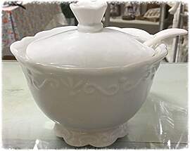 Chic Antique Zuckertopf Provence Zuckerdose mit