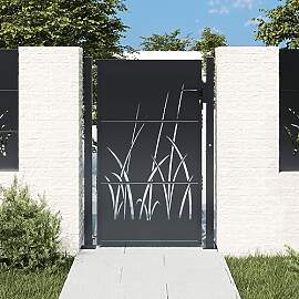 ChicAbode Gartentor Anthrazit 105x155 cm Stahl