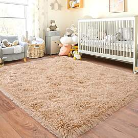 Chicnix Hochflor Flauschig Teppich Schlafzimmer