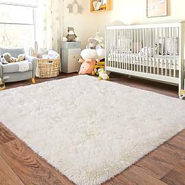 Chicnix Hochflor Flauschig Teppich Schlafzimmer