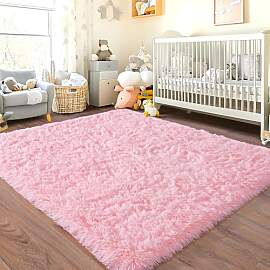 Chicnix Hochflor Flauschig Teppich Schlafzimmer