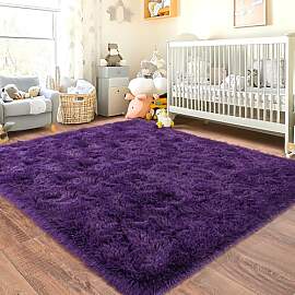 Chicnix Hochflor Flauschig Teppich Schlafzimmer