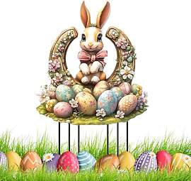 CHIHOLEN Osterdeko Outdoor, Gartenstecker Ostern,
