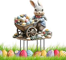 CHIHOLEN Osterdeko Outdoor, Gartenstecker Ostern,
