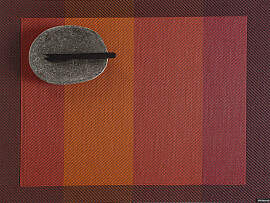 Chilewich Tischset Color Tempo rechteckig paprika