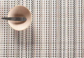 Chilewich Tischset Grid rechteckig sand 2-er Set