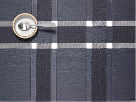 Chilewich Tischset Interlace rechteckig Sapphire