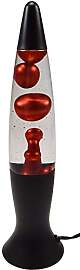 ChiliTec Lavalampe Wachslampe RED METAL 40cm 1,5m