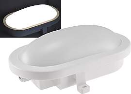 ChiliTec LED Oval-Armatur Feuchtraumleuchte IP44
