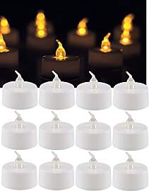 ChiliTec LED Teelichter 12 Stück flackernde