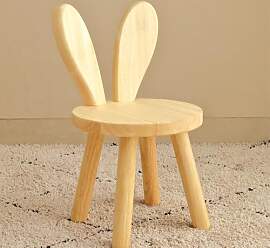 Chingcoo Kinderstuhl Holz, 45 × Ø 26 cm