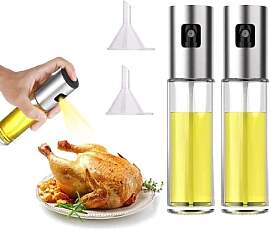 ChioSun 2 Stück Öl Sprayer Flasche, 100ml Essig
