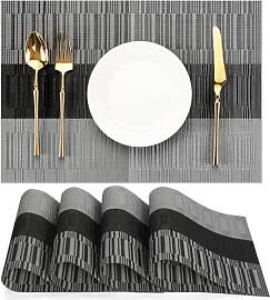 Chitomars Tischsets Abwaschbar 4er Set, Platzsets