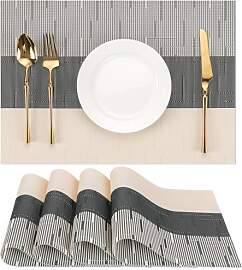 Chitomars Tischsets Abwaschbar 4er Set, Platzsets