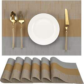 Chitomars Tischsets Abwaschbar 6er Set, Platzsets