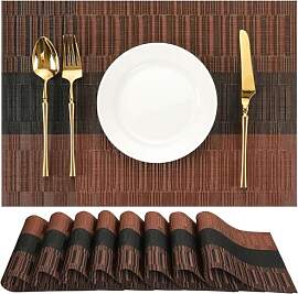 Chitomars Tischsets Abwaschbar 8er Set, Platzsets