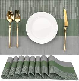 Chitomars Tischsets Abwaschbar 8er Set, Platzsets