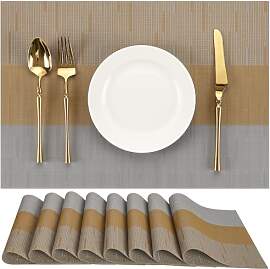 Chitomars Tischsets Abwaschbar 8er Set, Platzsets