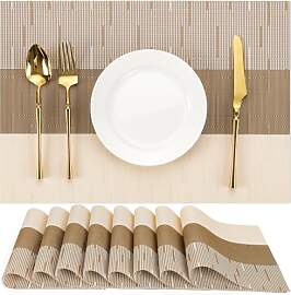 Chitomars Tischsets Abwaschbar 8er Set, Platzsets