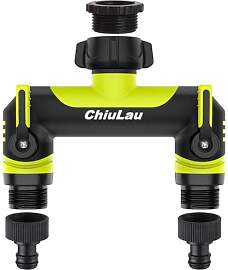 ChiuLau 2-Wege-Verteiler, Für 1/2" und