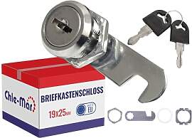 Chle-Mar – Briefkastenschloss 19x25 mm mit