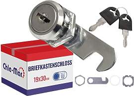 Chle-Mar – Briefkastenschloss 19x30 mm mit