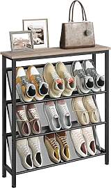 CHOEZON Schuhregal, 4-stufige Schuhablage,