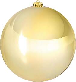 Christbaumkugel Big Goldfarben